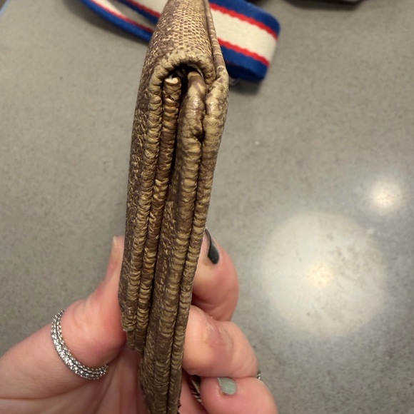 JUICY COUTURE GOTHIC BROWN LOGO CARD CASE EUC never used - Picture 8 of 9